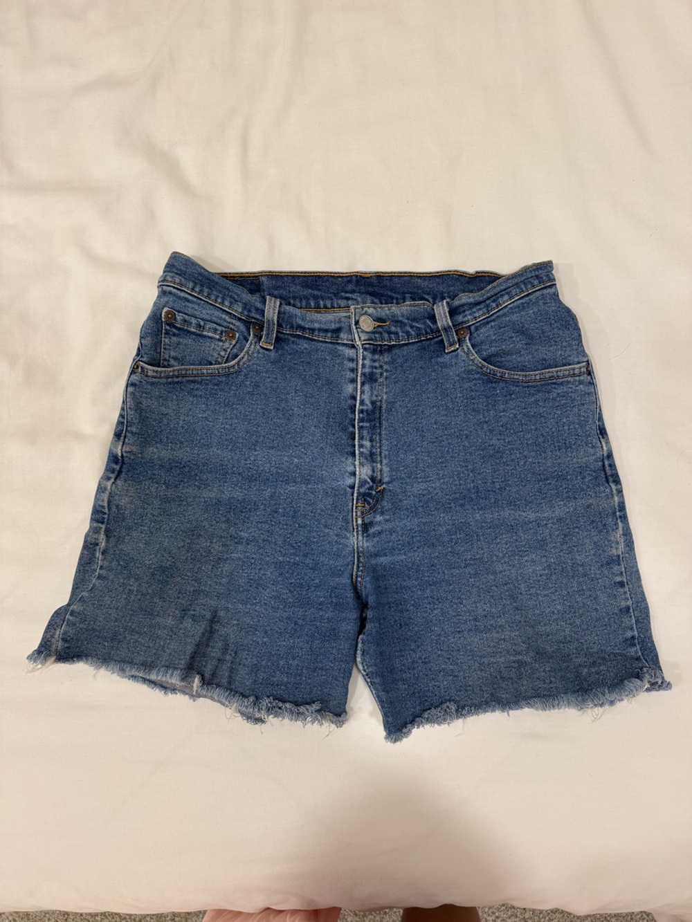 Levi's Blue Denim Jean Shorts